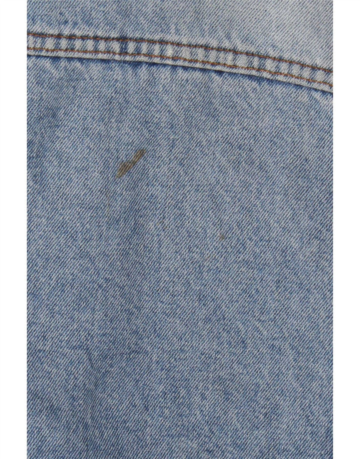 veste en denim homme vintage UK 42 XL Coton Bleu