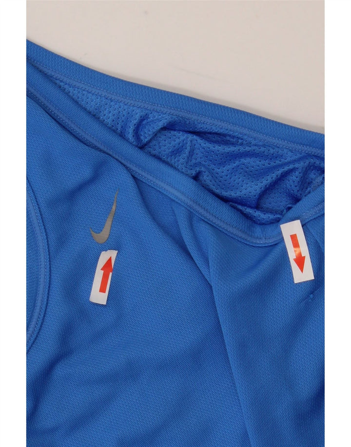 Nike Femme Débardeur UK 8 Petit Bleu Polyester