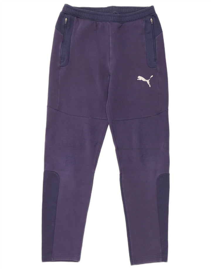 Puma Pantalon de Survêtement Homme Bleu Marine Moyen Colourblock