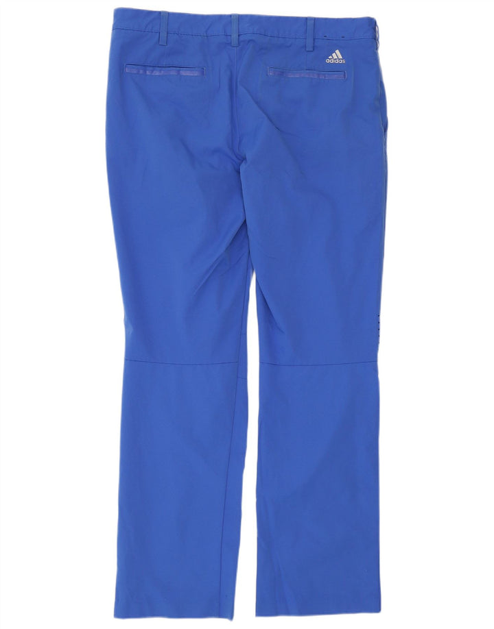 ADIDAS Pantalon Chino Droit Homme W36 L32 Bleu Polyester