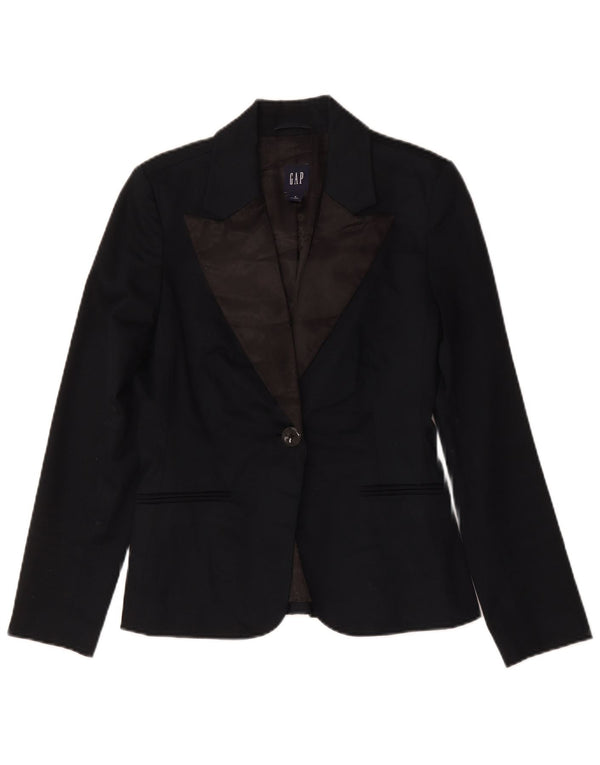 Gap Veste Blazer 1 Bouton Femme US 6 Coton Bleu Marine Moyen
