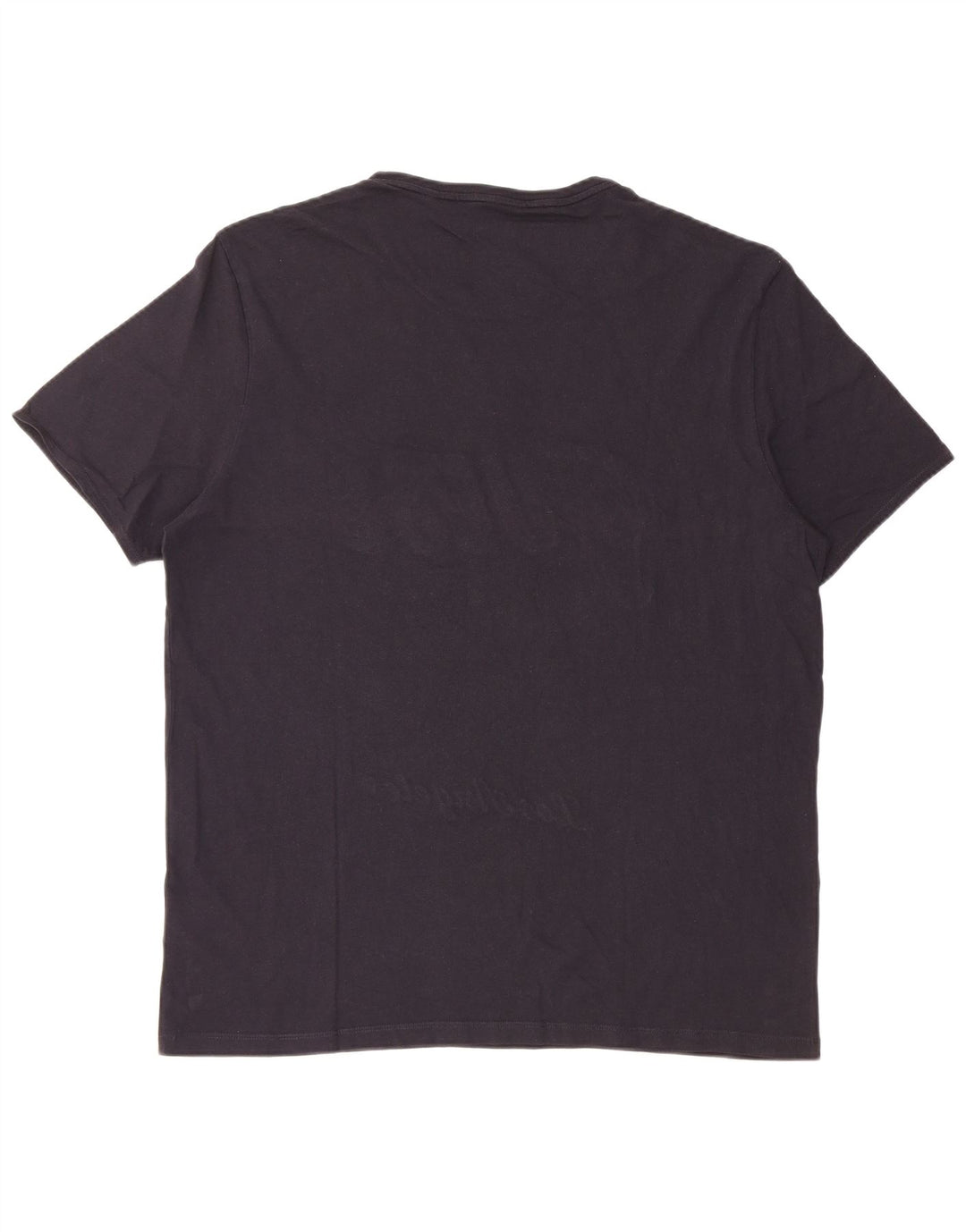 Guess T-Shirt Graphique Homme Top XL Bleu Marine Coton