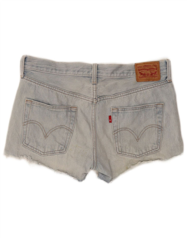 LEVI'S Short en Jean 501 Femme W27 Petit Bleu Coton