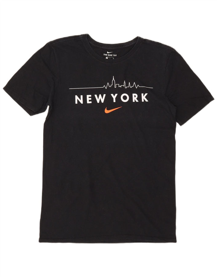 NIKE T-shirt graphique coupe athlétique pour hommes, petit, noir