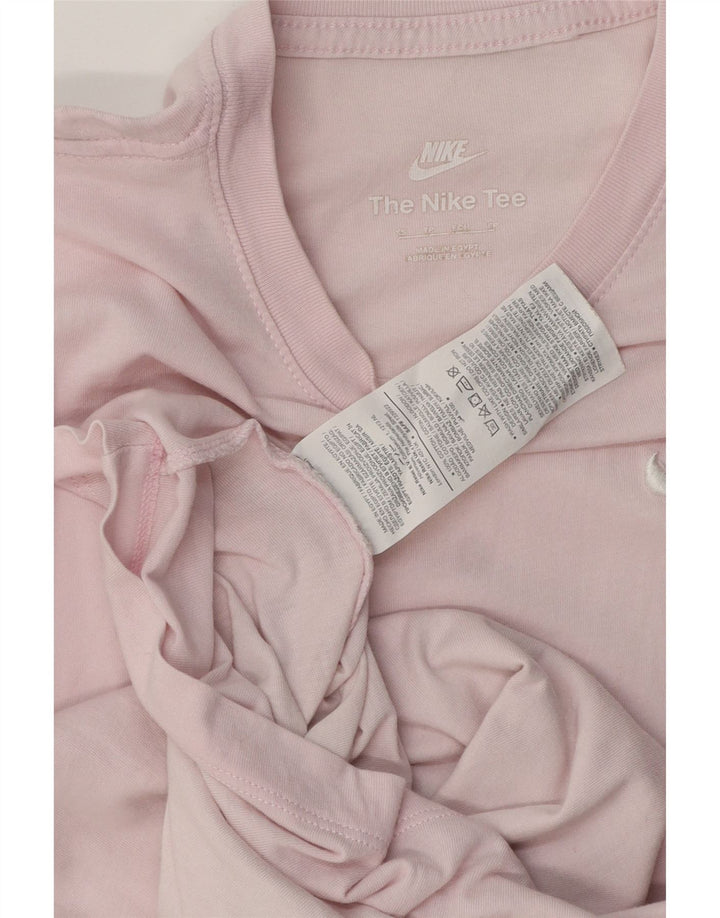 Nike T-Shirt Homme Top XS Rose Coton