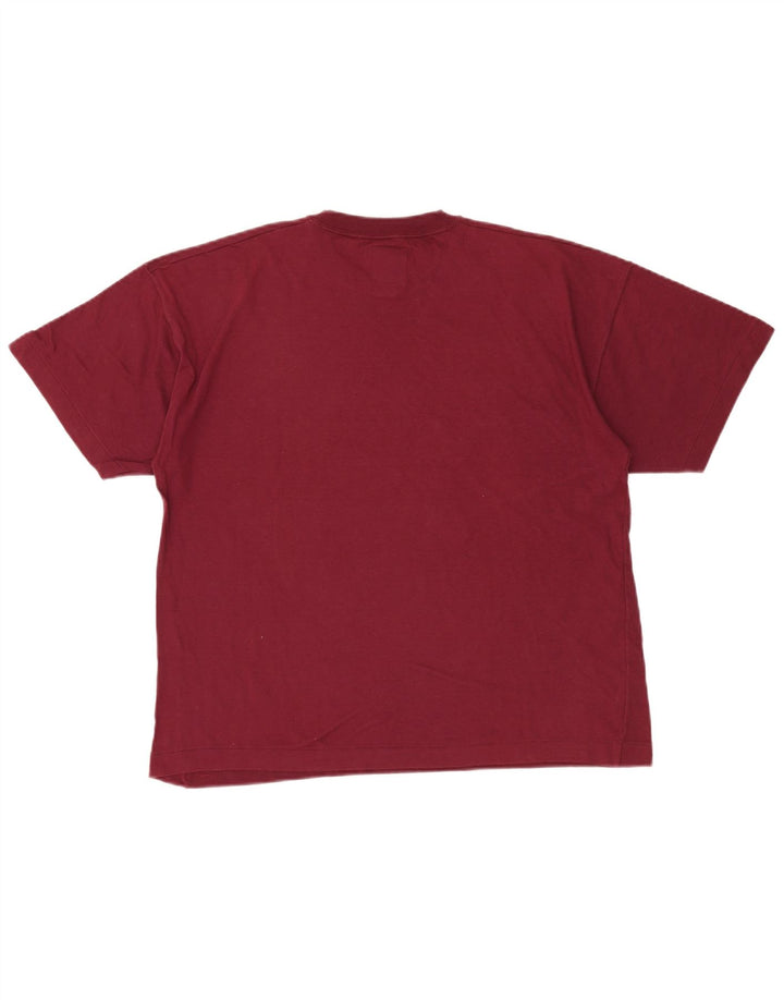 WILKER T-Shirt Graphique Homme Coton Marron Moyen