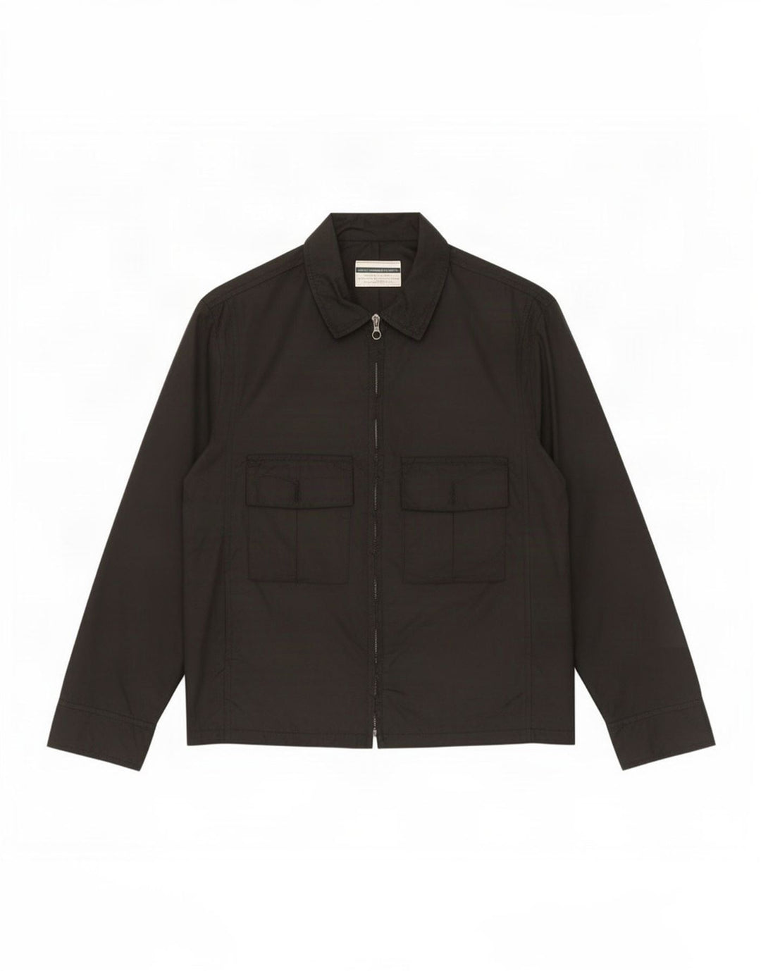 Benetton Veste Utility IT 44 Femme Noir Moyen Polyamide