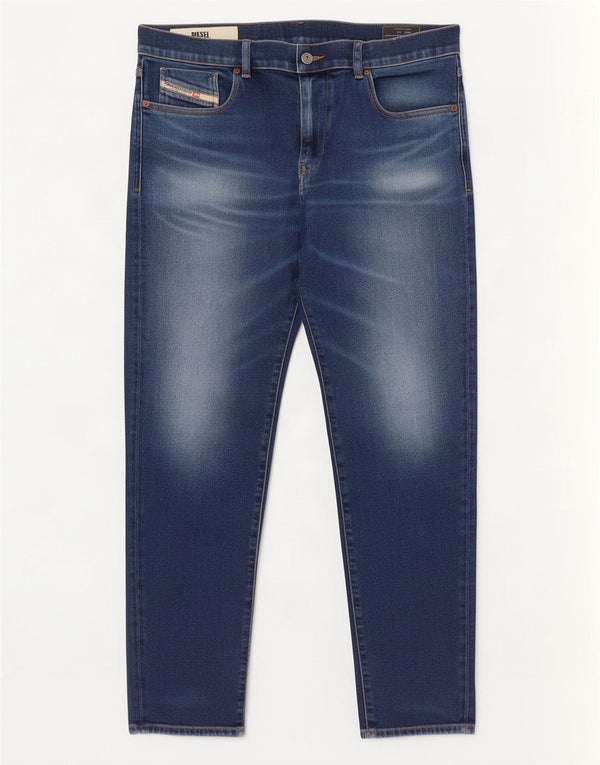 Diesel Jean Slim Homme W34 L32 Bleu Coton