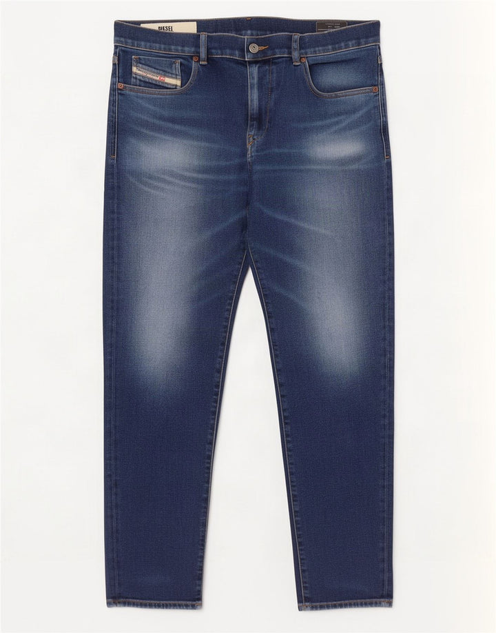 Diesel Jean Slim Homme W34 L32 Bleu Coton