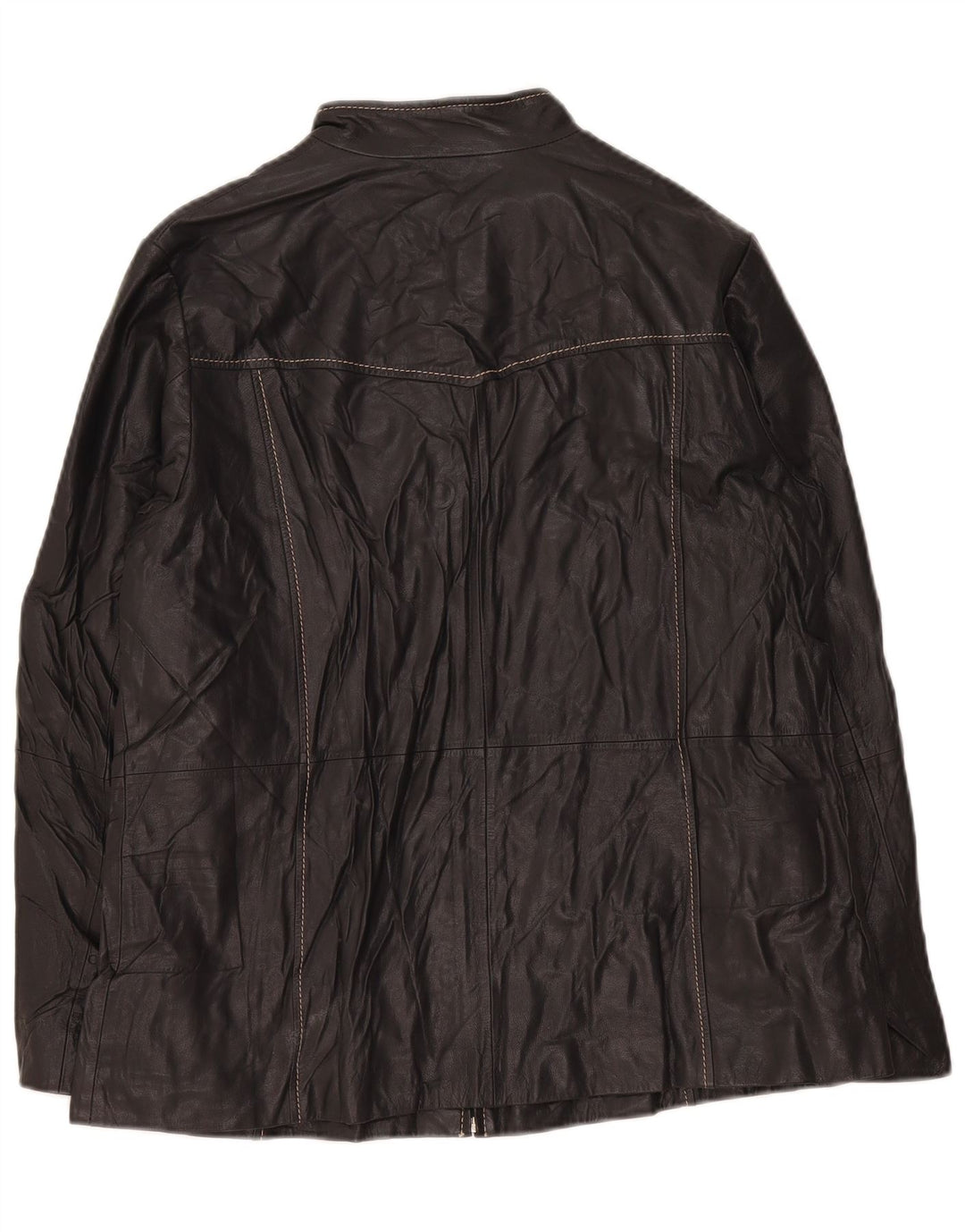 Persona Veste en cuir pour femme Taille 21 Noir moyen