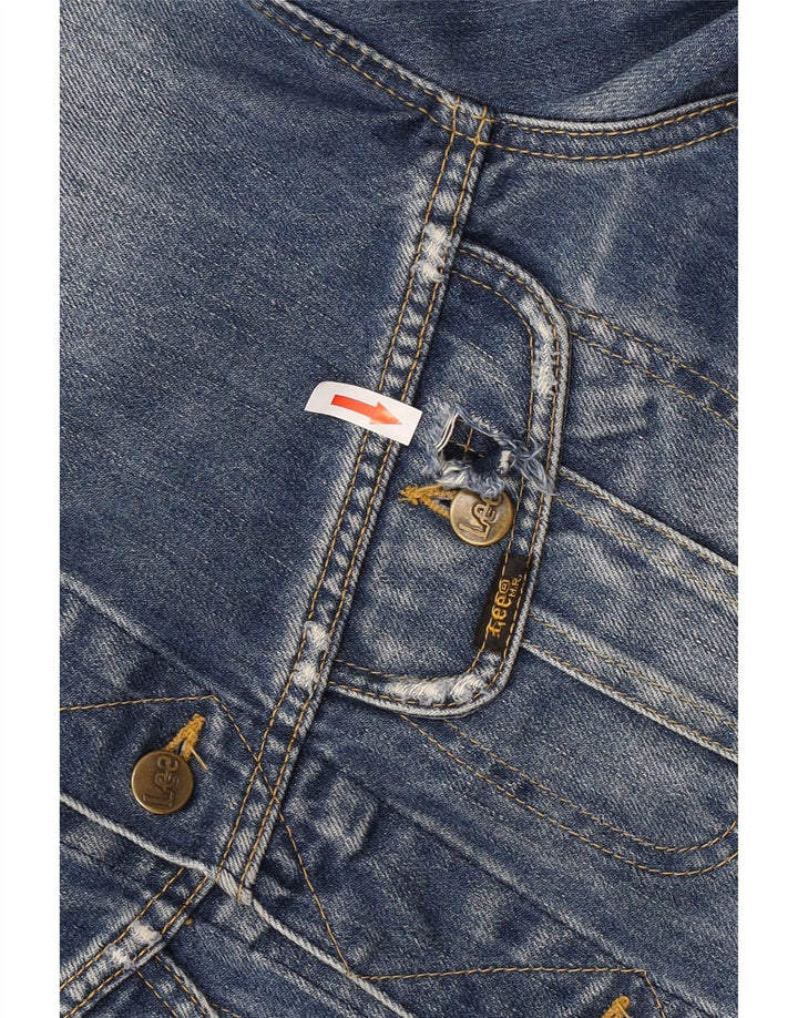LEE Veste en Jean Femme UK 18 XL Bleu Coton