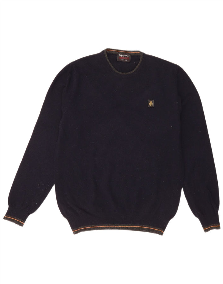 Refrigiwear Pull à col rond Sixty spa en laine bleu marine moyen pour homme