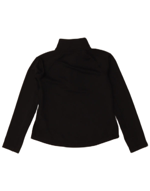 Nike Filles Dri Fit Zip Neck Pull Survêtement Haut 8-9 ans Petit Noir