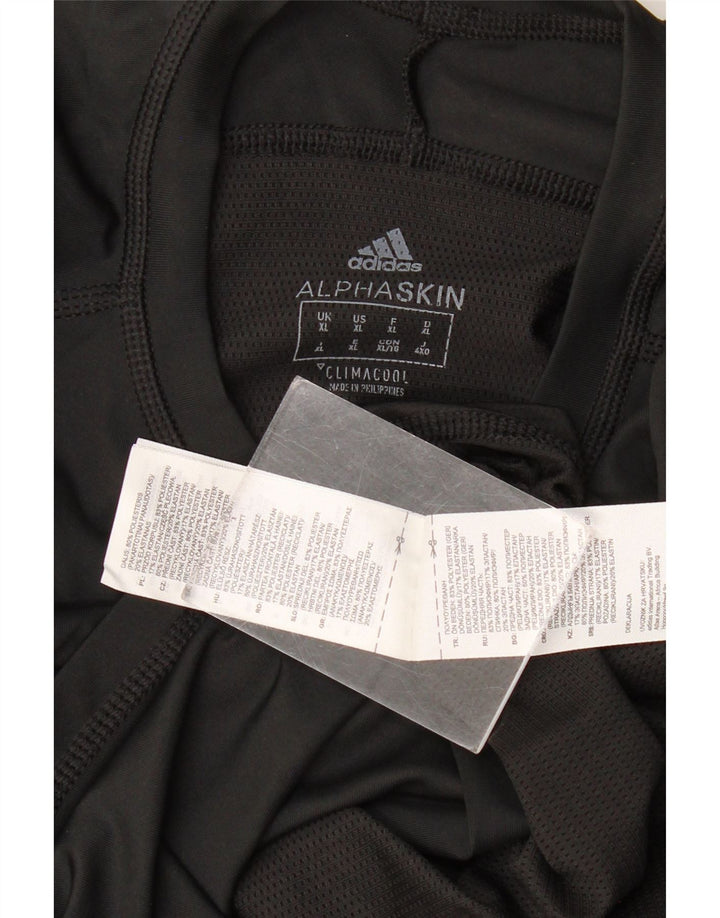 Adidas Femmes Climacool Top Manches Longues UK 18 XL Noir Polyester