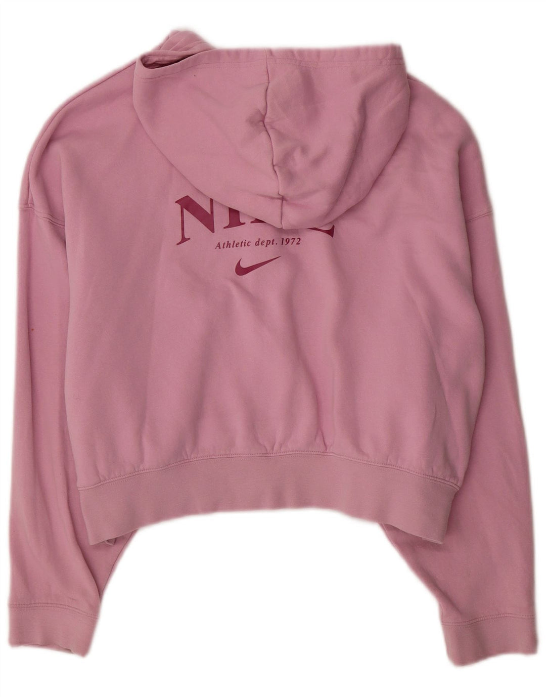 NIKE Pull à capuche surdimensionné avec fermeture éclair pour fille 13-14 ans XL Rose