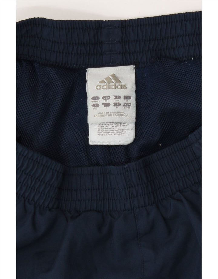 Adidas Pantalon de survêtement pour homme UK 40/42 Bleu marine moyen Polyester