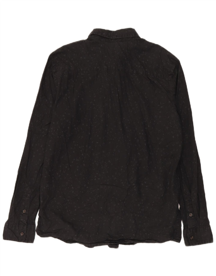 Volcom Chemise coupe moderne pour hommes, grand coton à pois noir