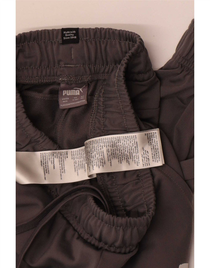 Puma Pantalon de Survêtement Garçon 11-12 ans Gris Polyester