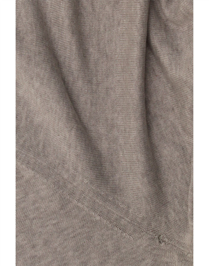 Tommy Hilfiger Pull Col V Homme Gris Moyen Coton
