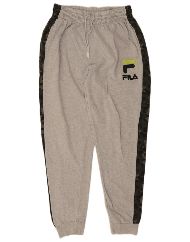 Fila Pantalon De Survêtement Joggers Homme Gris Moyen Camouflage Coton