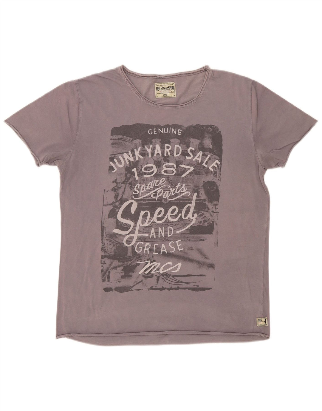 Marlboro Classics T-shirt graphique pour hommes, grand, gris