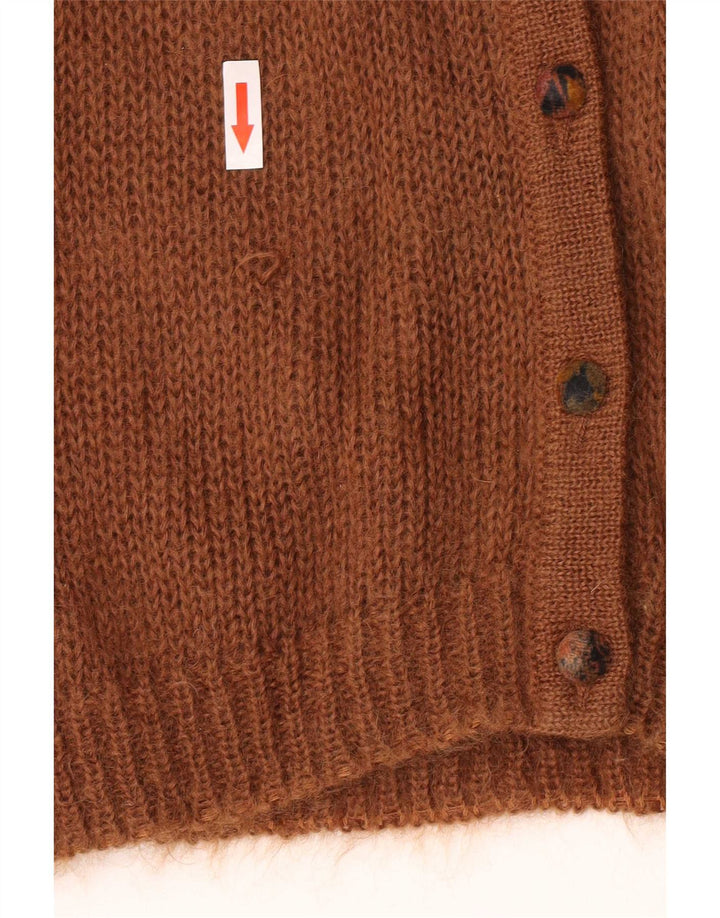 Beatrice Womens Cardigan Sweater IT 44 Medium Brown Mohair