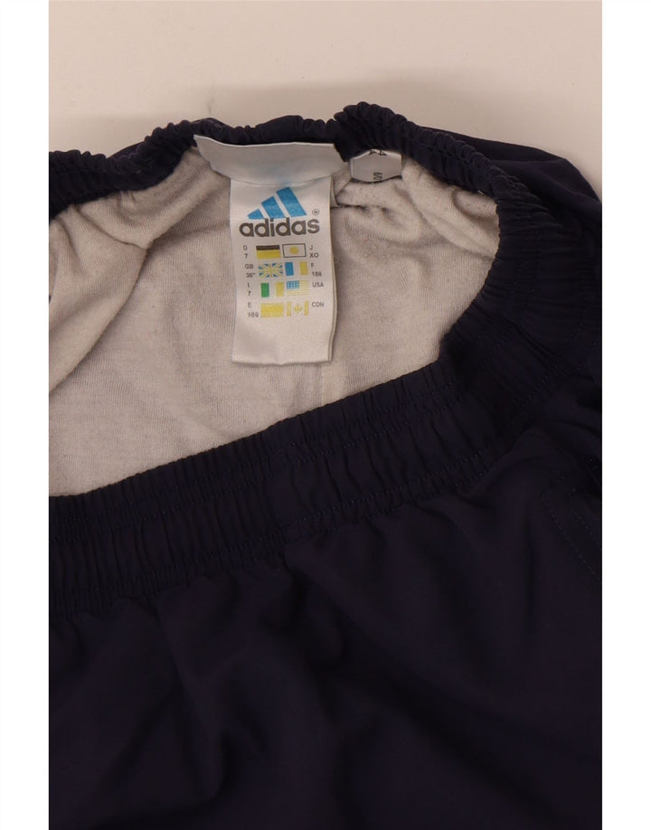 Adidas Pantalon de survêtement pour homme Pantalon de jogging Large Bleu marine Polyester