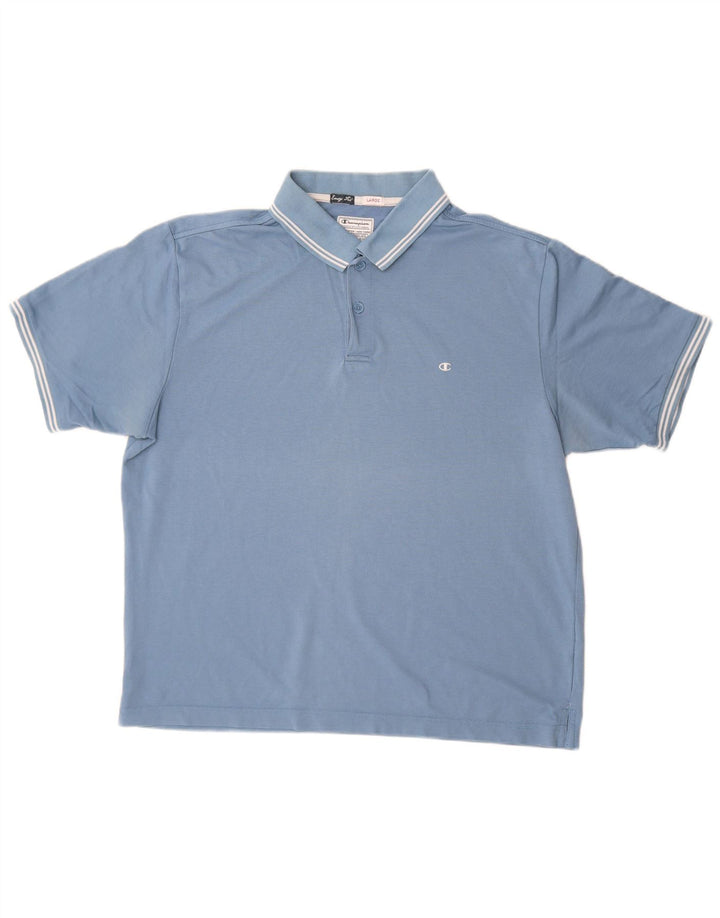 Champion Polo Easy Fit pour homme Bleu Taille L