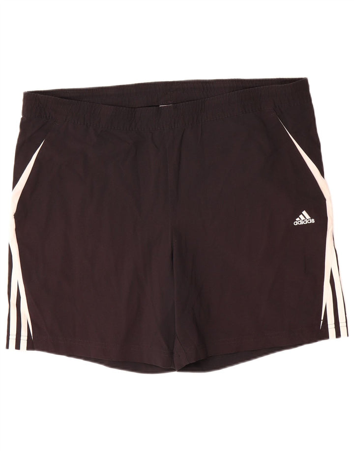 Adidas Short de sport Climalite Homme Noir Moyen Polyester