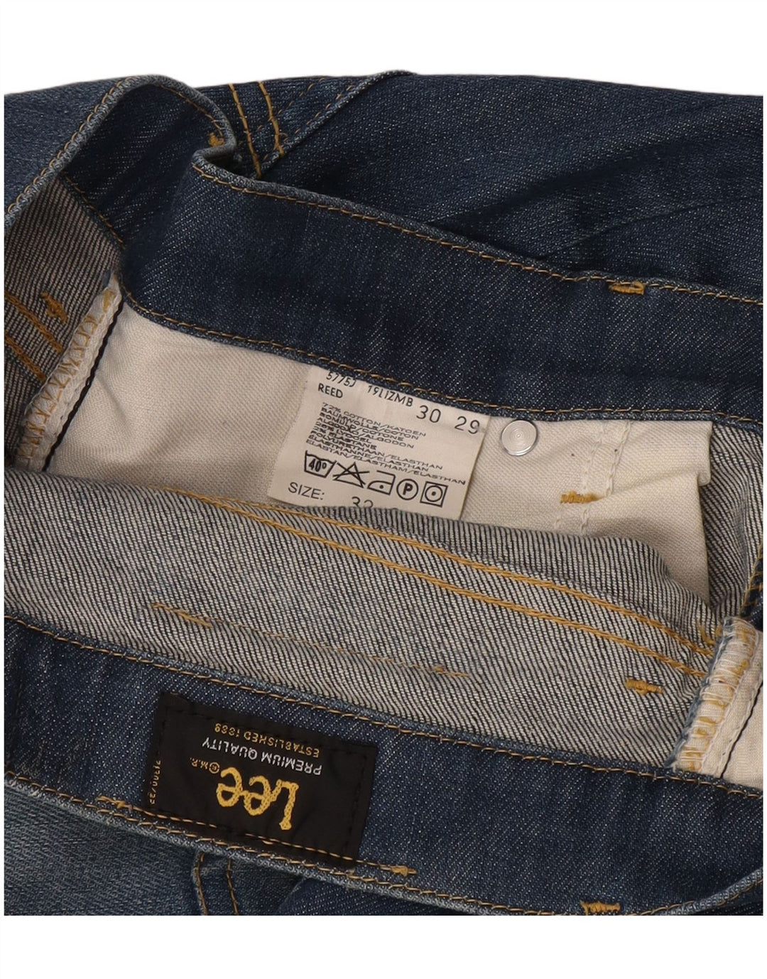 Lee Jean Bootcut REED Homme W32 L34 Bleu Coton