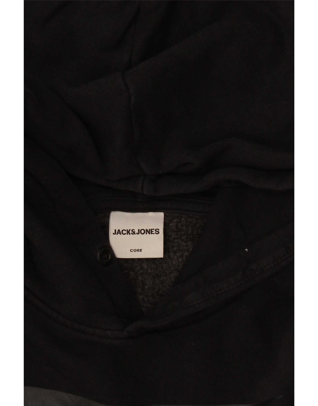 Jack & Jones Pull à Capuche Graphique Homme Petit Noir