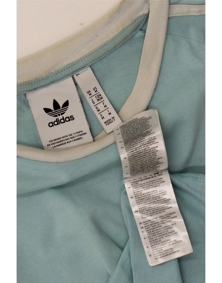 ADIDAS T-Shirt Homme Bleu Moyen Coton