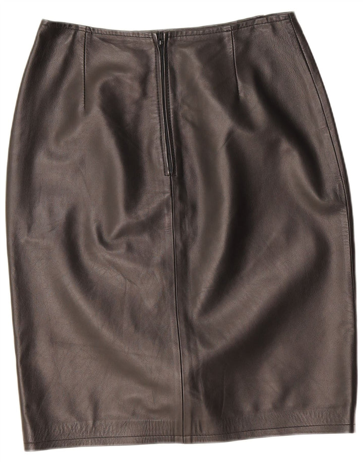 jupe en cuir femme vintage W26 Petit Noir