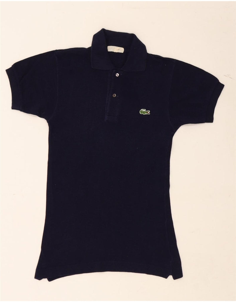 LACOSTE Mens Polo Shirt Size 1 2XS Navy Blue Cotton Vintage Lacoste and Second-Hand Lacoste from Messina Hembry 