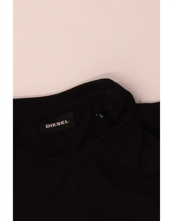 Diesel T-Shirt Graphique Homme Noir Moyen