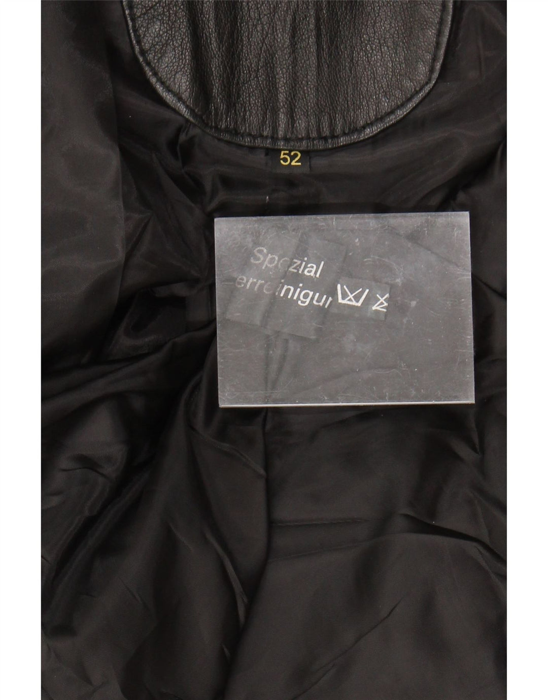 Veste en cuir homme vintage IT 52 XL Cuir noir