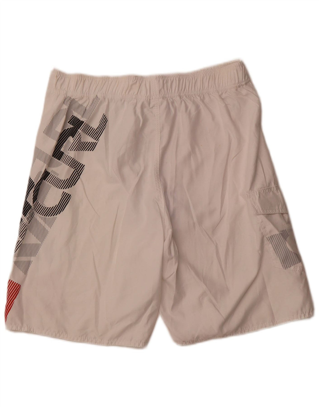 RIP CURL Short de bain graphique pour homme en polyester color block blanc moyen