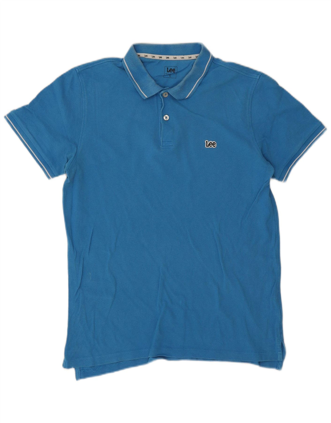 Lee Polo Homme Petit Bleu Coton