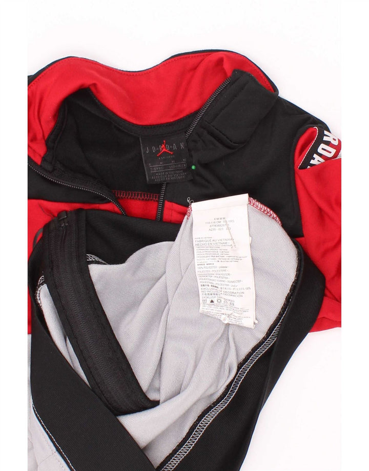 Jordan Veste de survêtement graphique pour garçon 5-6 ans Rouge moyen colour block