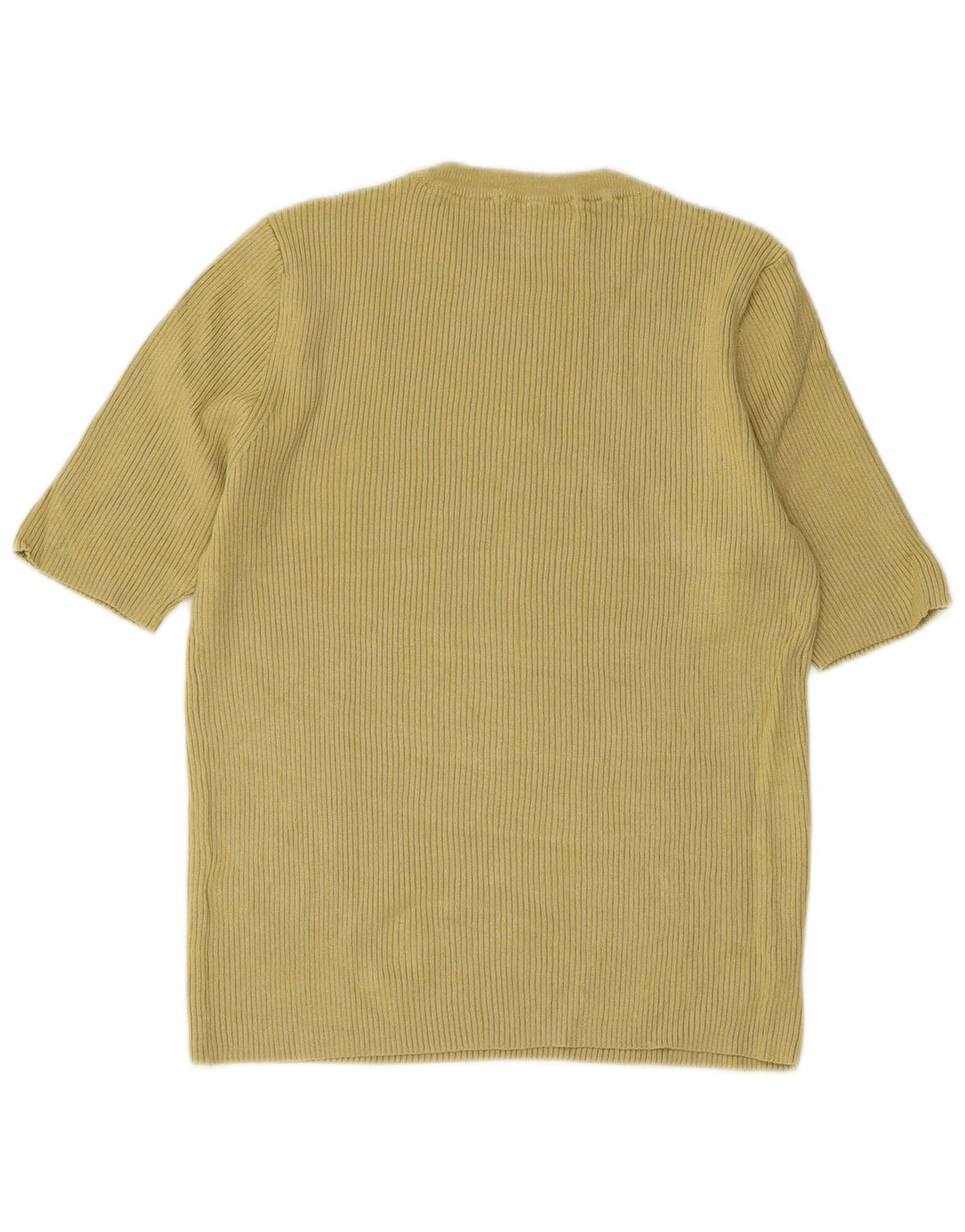 Marks & Spencer T-Shirt Femme Top UK 12 Vert Moyen Viscose