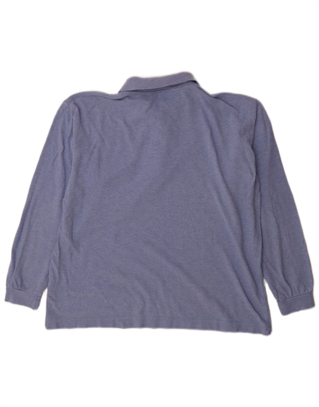 Kappa Polo à manches longues pour homme en coton bleu moyen