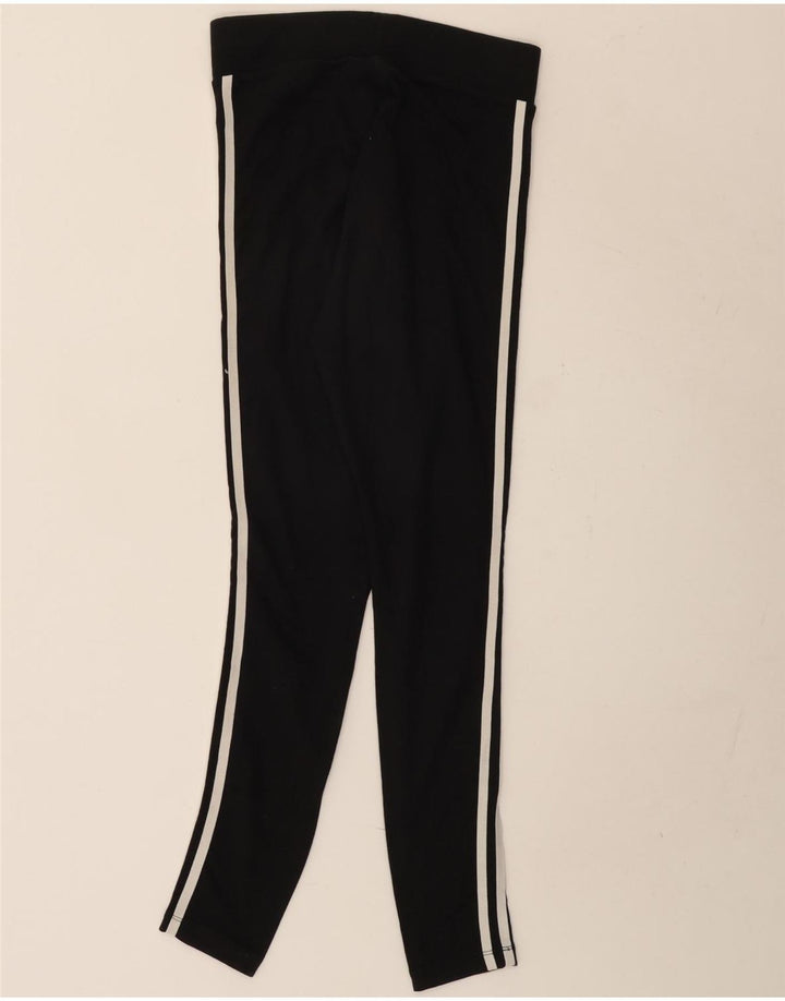 Adidas Leggings Femme UK 10 Petit Coton Noir