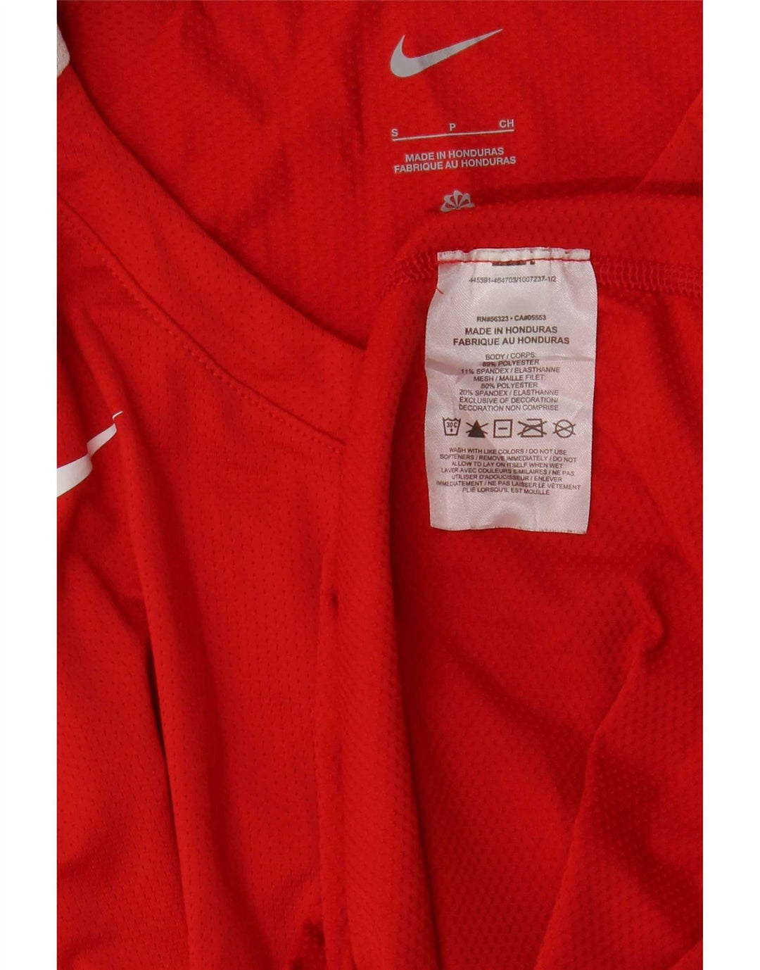 Nike Haut graphique à manches longues pour homme Petit rouge Polyester
