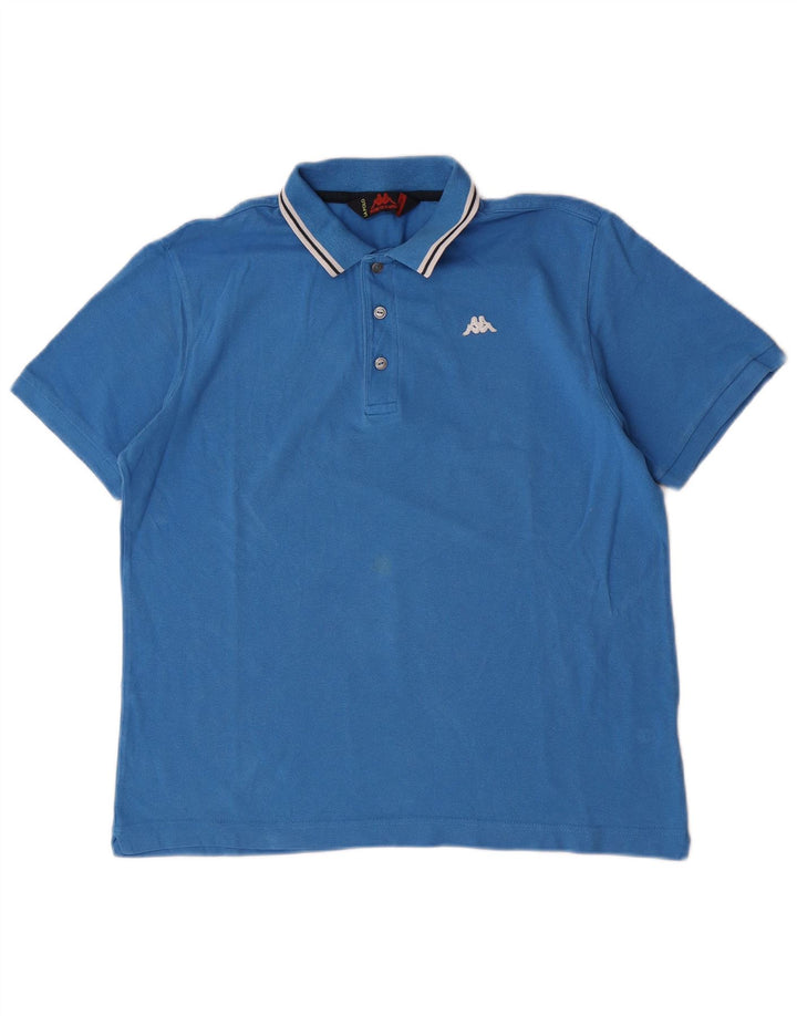 Kappa Polo Homme Bleu Moyen Coton