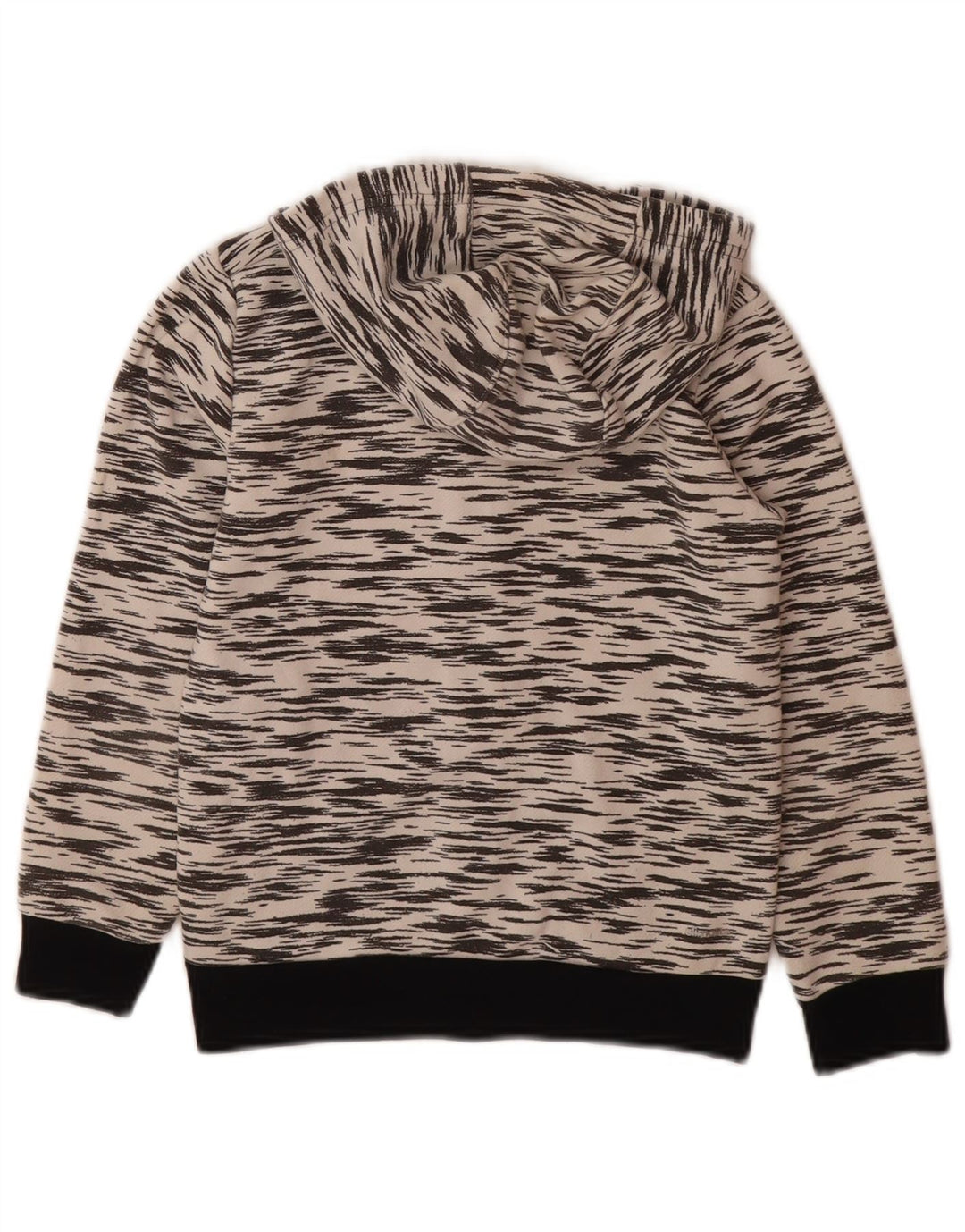 ADIDAS Pull à capuche zippé Climalite pour garçon 7-8 ans Polyester moucheté gris