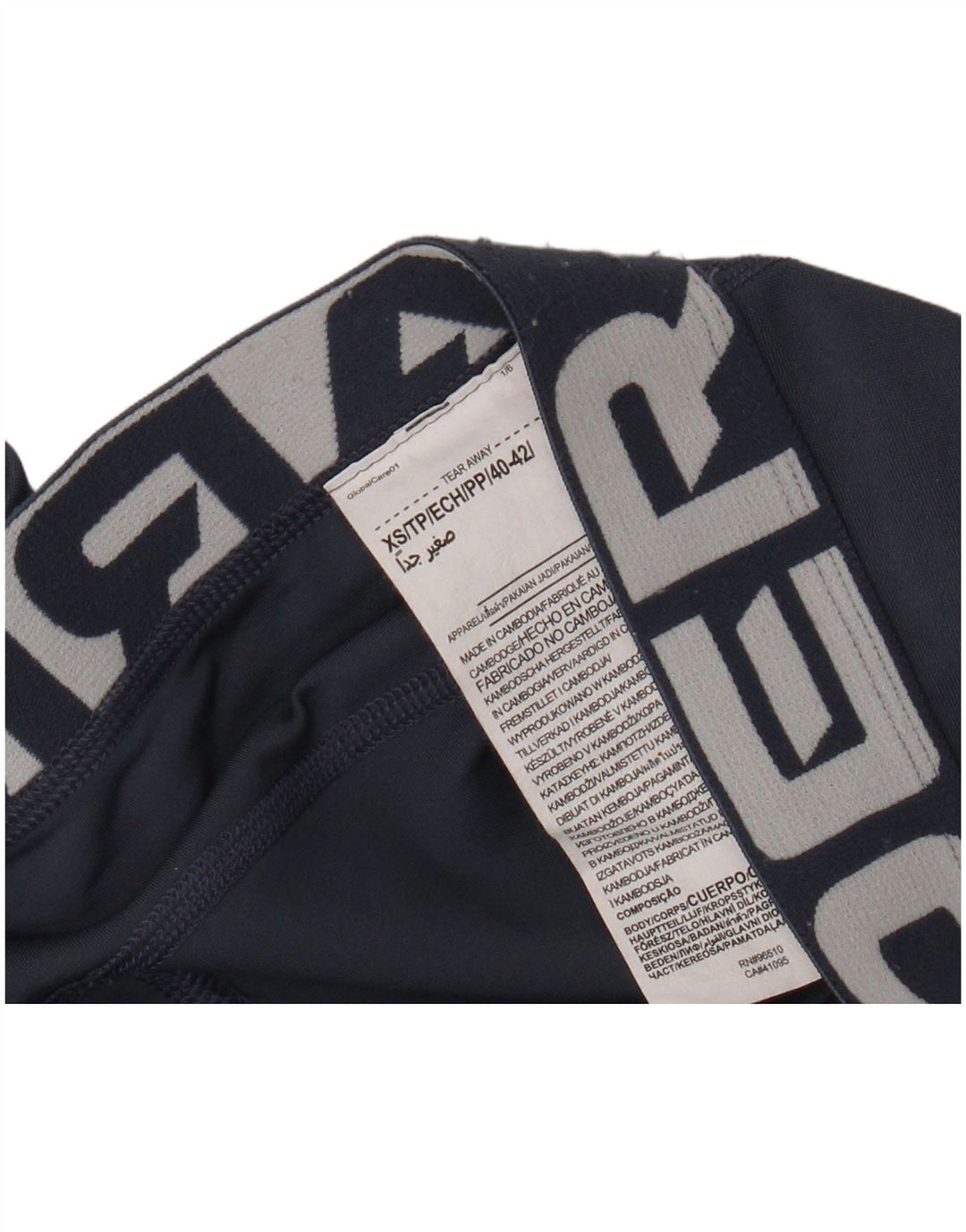 Under Armour Legging Graphique Femme UK 4 XS Bleu Polyester