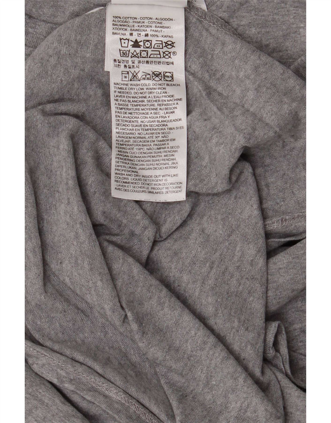 Levi's T-Shirt Graphique Homme Gris Rayé Coton Large
