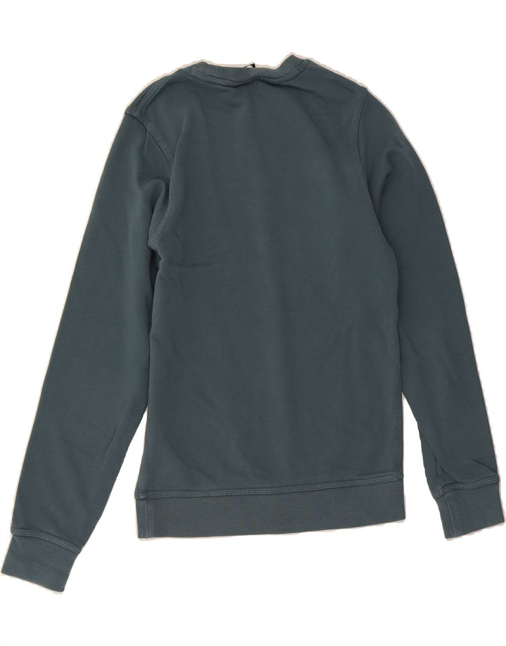 NIKE Womens Sweatshirt Jumper UK 6 XS Blue Cotton Vintage Nike and Second-Hand Nike from Messina Hembry 
