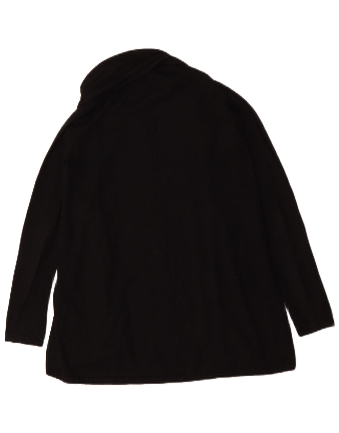 Zara Cardigan Femme Pull UK 10 Petit Viscose Noir