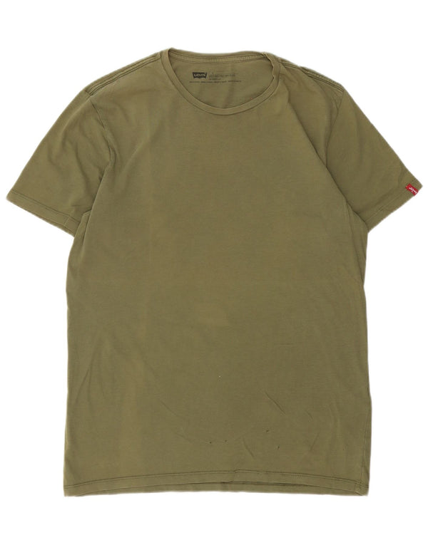 Levi's T-Shirt Homme Vert Large Coton